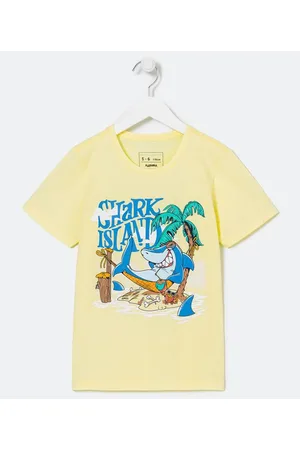 Fuzarka Camiseta Infantil com Estampa Tutuba na Rede - Tam 5 a 14 anos