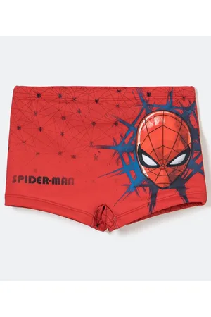 Homem Aranha Sunga Infantil Boxer Estampa - Tam 2 a 10 anos