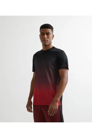 Get Over Camiseta Esportiva com Estampa Degradê