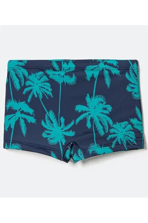 Cubus Sunga Infantil Boxer Estampa Coqueiros - Tam 5 a 14 anos
