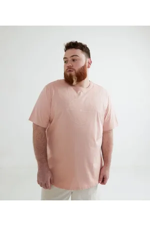 Ripping Camiseta Manga Curta com Estampa Minimalista - Plus Size