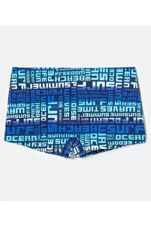 Cubus Sunga Infantil Boxer Lettering Surf - Tam 5 a 14 anos