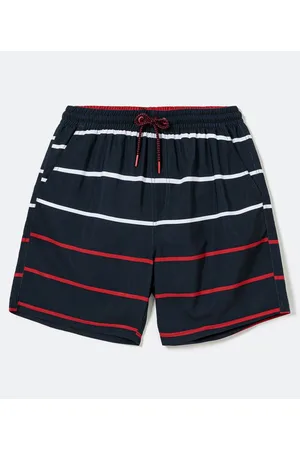 Marfinno Bermuda Boardshort em Microfibra com Listras