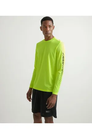 Get Over Camiseta Esportiva Manga Longa com Proteção UV