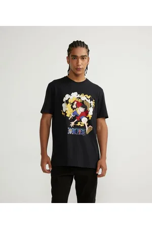 Onepiece Camiseta Manga Curta com Estampa