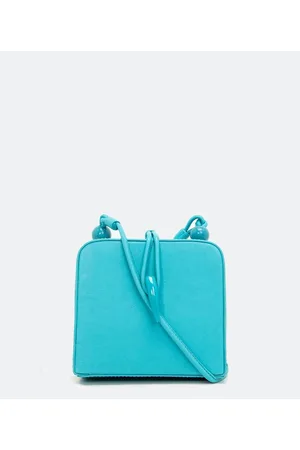 ATELIER Bolsa Transversal Pequena em Couro Boxy com Alça Rolotê