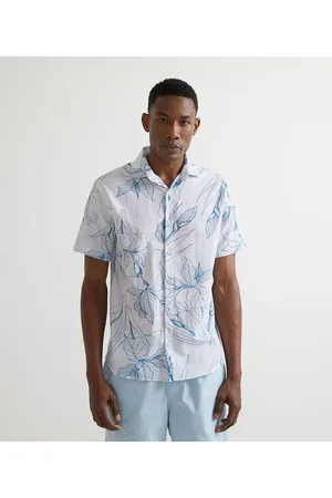 Marfinno Camisa Manga Curta com Estampa Floral