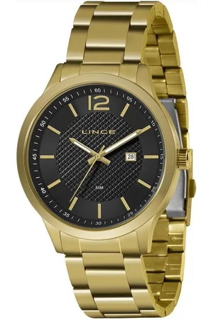 Lince Relógio com Pulseira em Aço e Caixa em Metal MRG4691L-P2KX