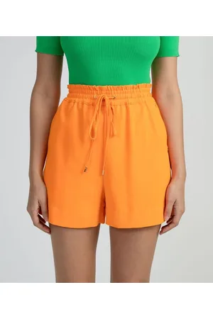 A-Collection Bermuda em Crepe com Cordão para Amarração