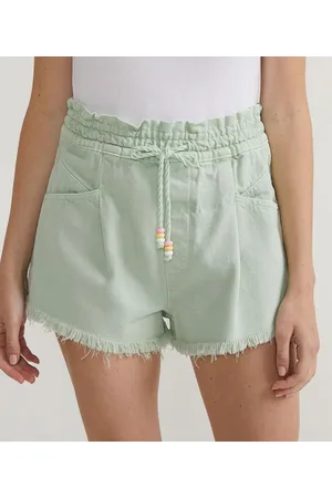 Blue Steel Short Runner em Sarja com Cordão na Cintura