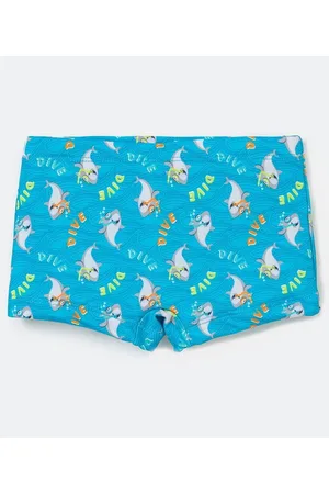 Cubus Sunga Infantil Boxer com Estampas de Tubarões - Tam 1 a 4 anos