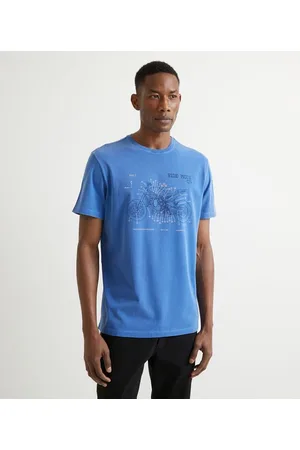 Marfinno Camiseta Manga Curta com Estampa Sketch Moto