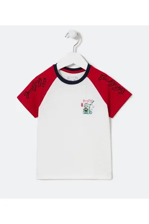 Póim (1 a 5 anos) Camiseta Infantil com Estampa de Gatinho Esfomeando - Tam 1 a 5 anos