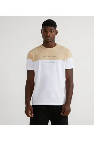 Request Camiseta Manga Curta em Algodão com Estampa "We