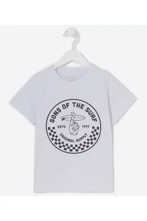 Fuzarka Camiseta Infantil com Estampa de Prancha - Tam 5 a 14 anos