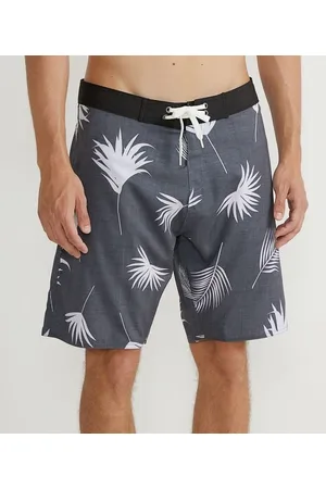 Ripping Bermuda Boardshort com Estampa de Folhagens