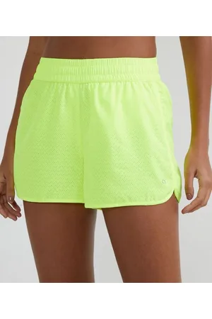 Get Over Short Runner Esportivo com Cós Elástico e Textura de Furinhos