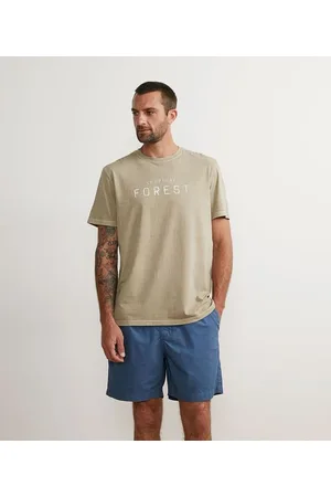 Marfinno Camiseta Manga Curta Estampa Tropical Forest