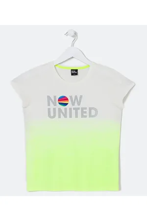 Now United Blusa Infantil Dip Dye com Estampa - Tam 9 a 14 anos