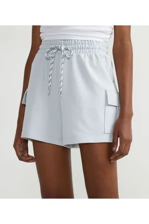 Blue Steel Short em Moletom com Bolsos Cargo