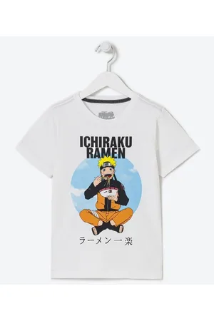 Naruto Camiseta Infantil com Estampa do - Tam 5 a 14 anos