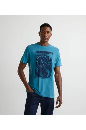 Marfinno Camiseta Manga Curta Estampa Two Wheels Moto