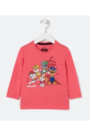 Paw Patrol Camiseta Infantil com Estampa da Patrulha Canina - Tam 1 a 5 anos