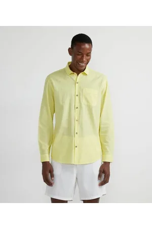 Marfinno Camisa Comfort Manga Longa em Voal