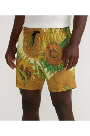 National Gallery Bermuda Boardshort com Estampa Girassol