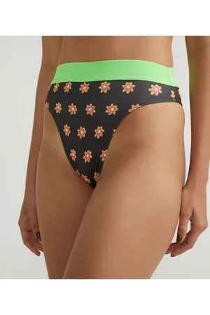 Disney Short Hot Pants Floral Cavado com Cós Contrastante