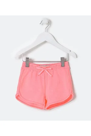 Póim (1 a 5 anos) Short Runner Infantil Neon - Tam 1 a 5 anos