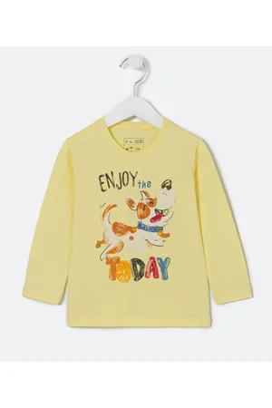 Póim (1 a 5 anos) Camiseta Infantil com Estampa de Cachorrinho - Tam 1 a 5 anos