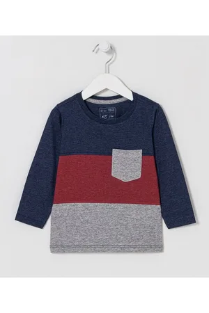 Póim (1 a 5 anos) Camiseta Infantil com Recortes - Tam 1 a 5 anos
