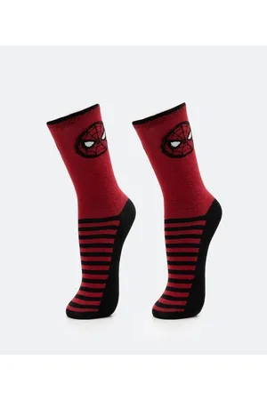 Marvel Meia Cano Longo com Estampa do Homem-Aranha
