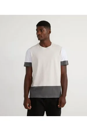 Request Camiseta Manga Curta em Algodão com Bloco De Cor