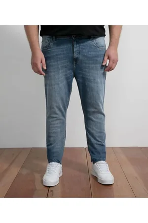 Marfinno Calça Slim em Jeans - Plus Size