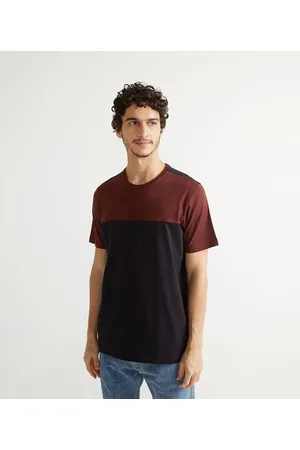 Request Camiseta Manga Curta Algodao em Estampa Blocada "OutOfMind"