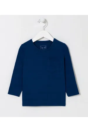 Póim (1 a 5 anos) Camiseta Infantil com Bolsinho - Tam 1 a 5 Anos