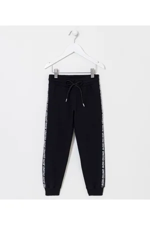 Now United Calça Infantil em Molecotton Faixa Lateral com Bordado - Tam 5 a 14 anos