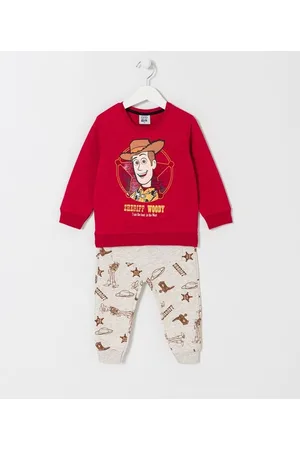 Toy Story Conjunto Infantil com Estampa Woody - Tam 1 a 5 anos