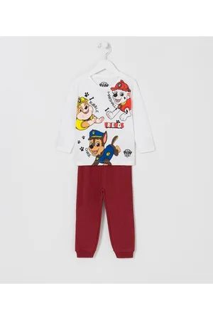 Paw Patrol Conjunto Infantil com Estampa da Patrulha Canina - Tam 2 a 5 anos