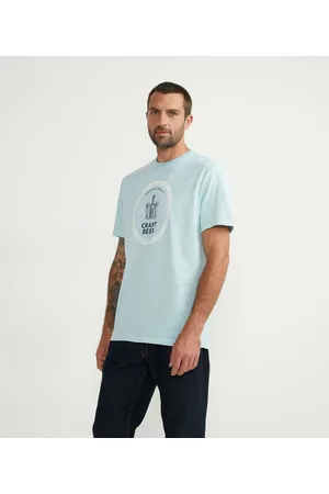Marfinno Camiseta Manga Curta em Algodão com Estampa Craft Beer