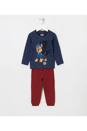 Paw Patrol Conjunto Infantil com Estampa Patrulha Canina - Tam 1 a 5 Anos