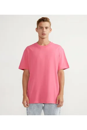 Blue Steel Camiseta Easy Fit em Algodão com Etiqueta na Barra