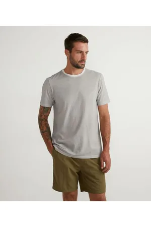 Marfinno Camiseta Comfort Manga Curta com Efeito Estonado