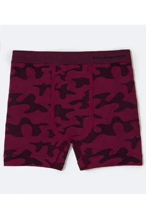 Duomo Cueca Boxer com Padronagem Camuflada