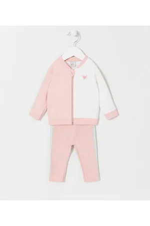 Teddy Boom Conjunto Infantil em Fleece com Bordadinho de Coração - Tam 0 a 24 Meses