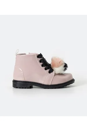 Bota Caterpillar Infantil Rosa