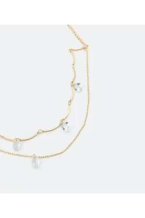 Cubus Pulseira em Metal com Zircônias Cristal em Gota
