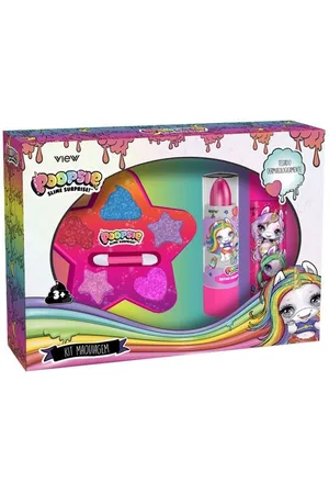 Beleza Natural Kit maquiagem infantil de Maquiagem Poopsie Surprise View